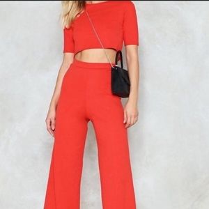 Red two piece set